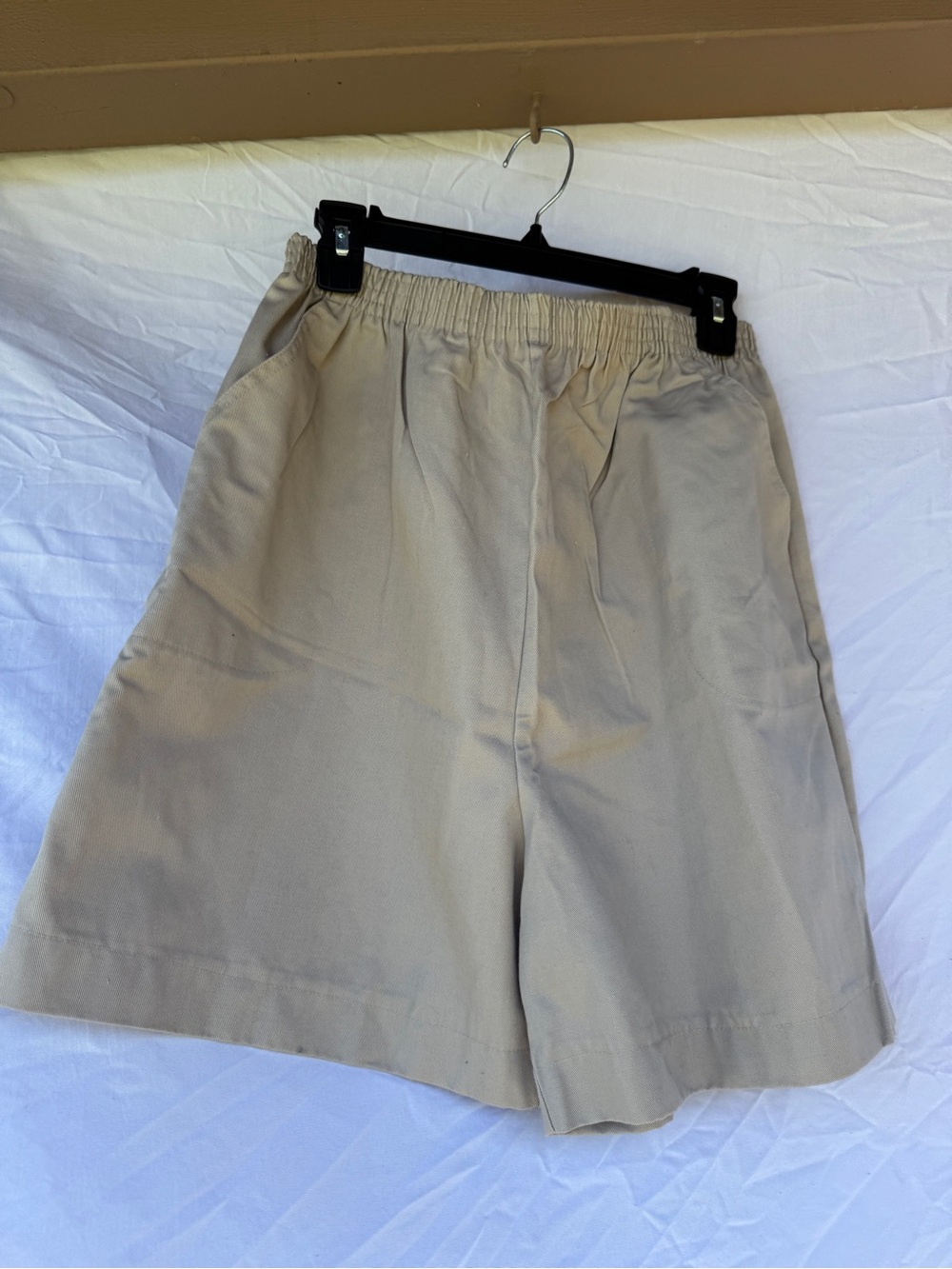 Vintage Khaki Shorts Highrise Cascade Classics Elastic Granola Girl Gorpcore 18